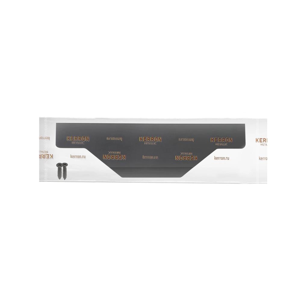 Ручка торцевая мебельная RT-004 C=96 мм L=146 мм черный матовый