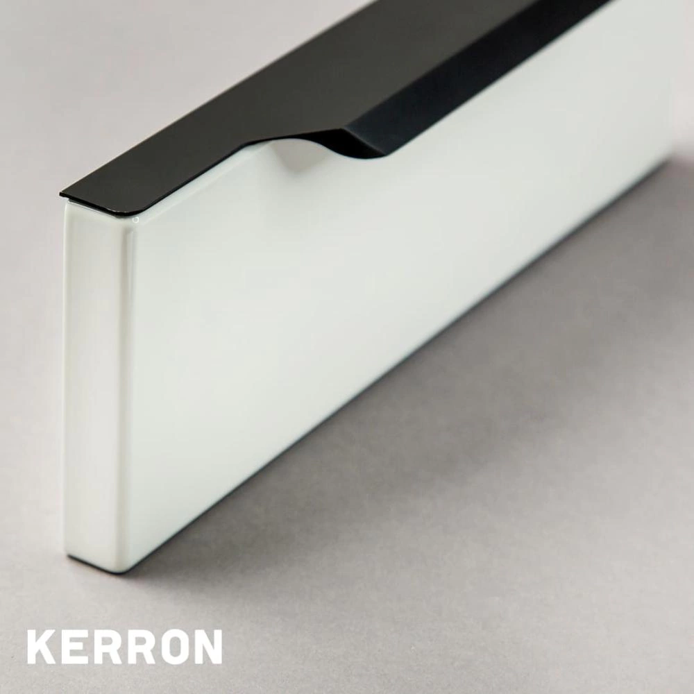 Ручка торцевая мебельная RT-004 C=96 мм L=146 мм черный матовый