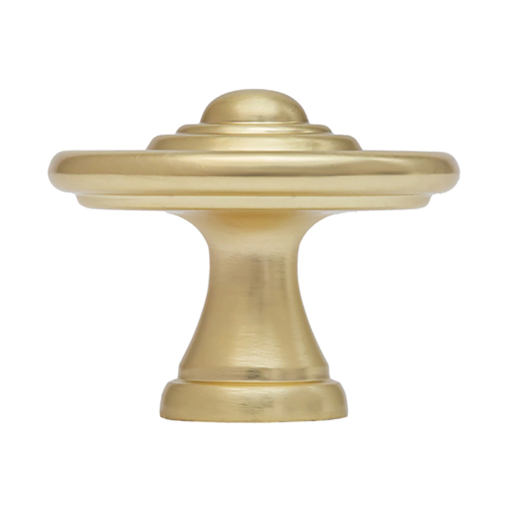 Ручка-кнопка мебельная 0075 матовое золото