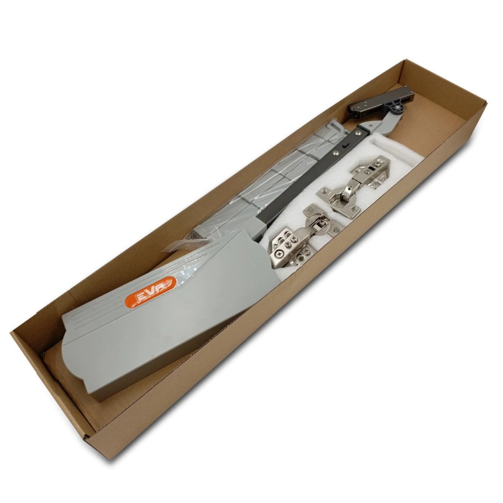 Механизм подъемный для двух фасадов EVA Lift FOLD M H700-1040 мм серый