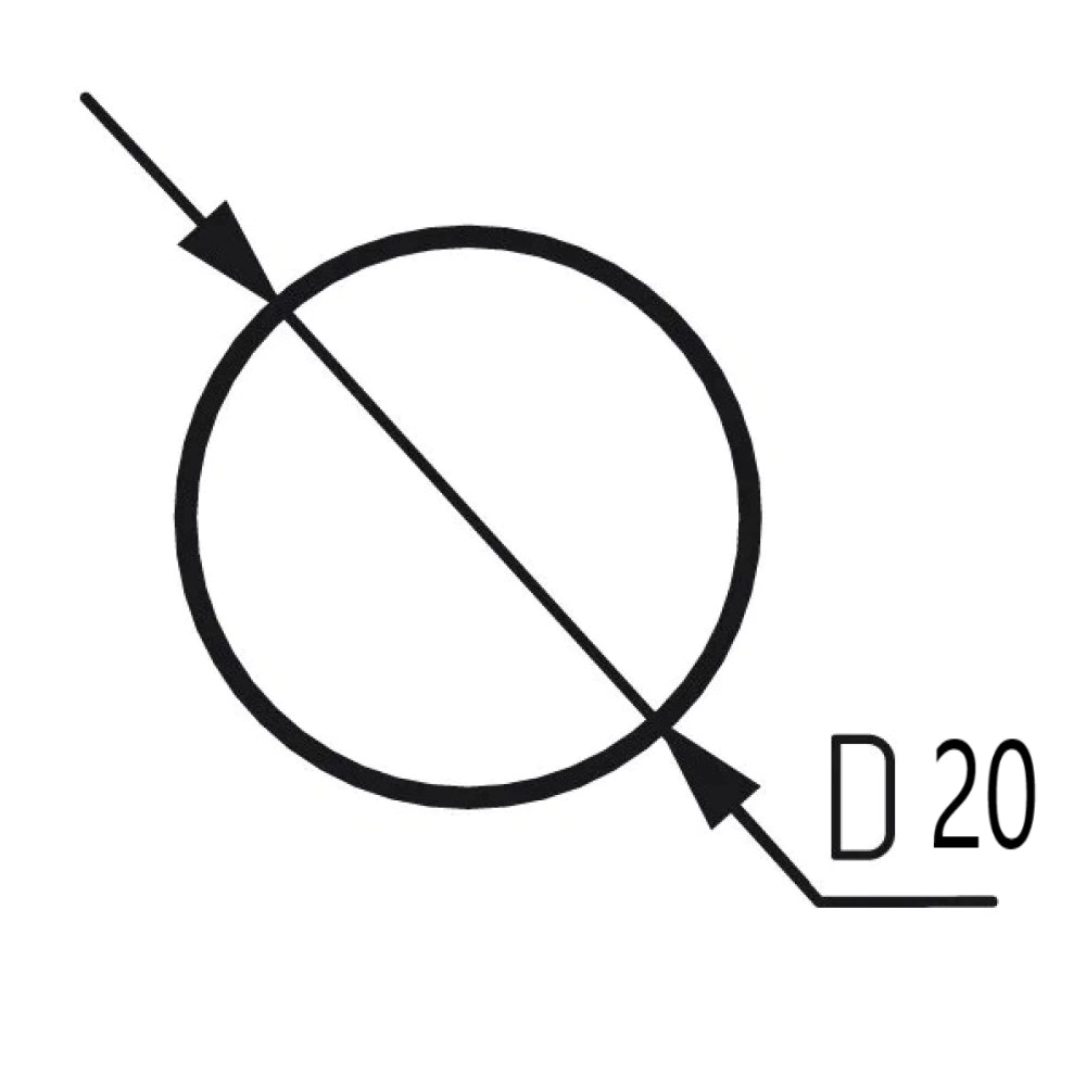 Заглушка мебельная самоклеящаяся D20 белый 24 шт