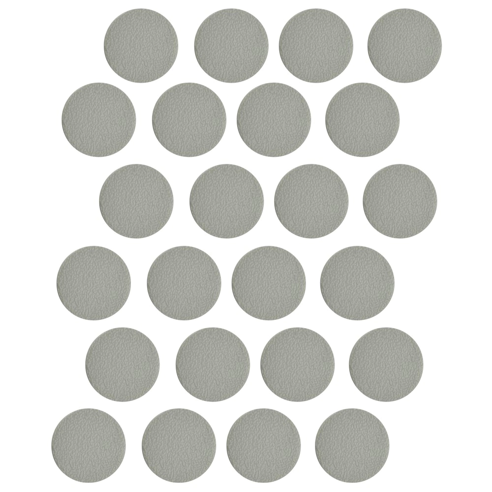 Заглушка мебельная самоклеящаяся D20 серый 24 шт