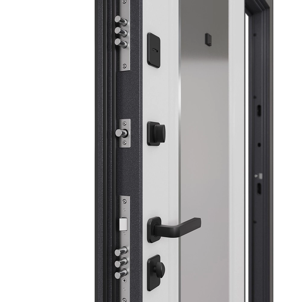 Дверь входная металлическая Пилат Скай Оскуро/КТ белый 2050х950х95 мм левая