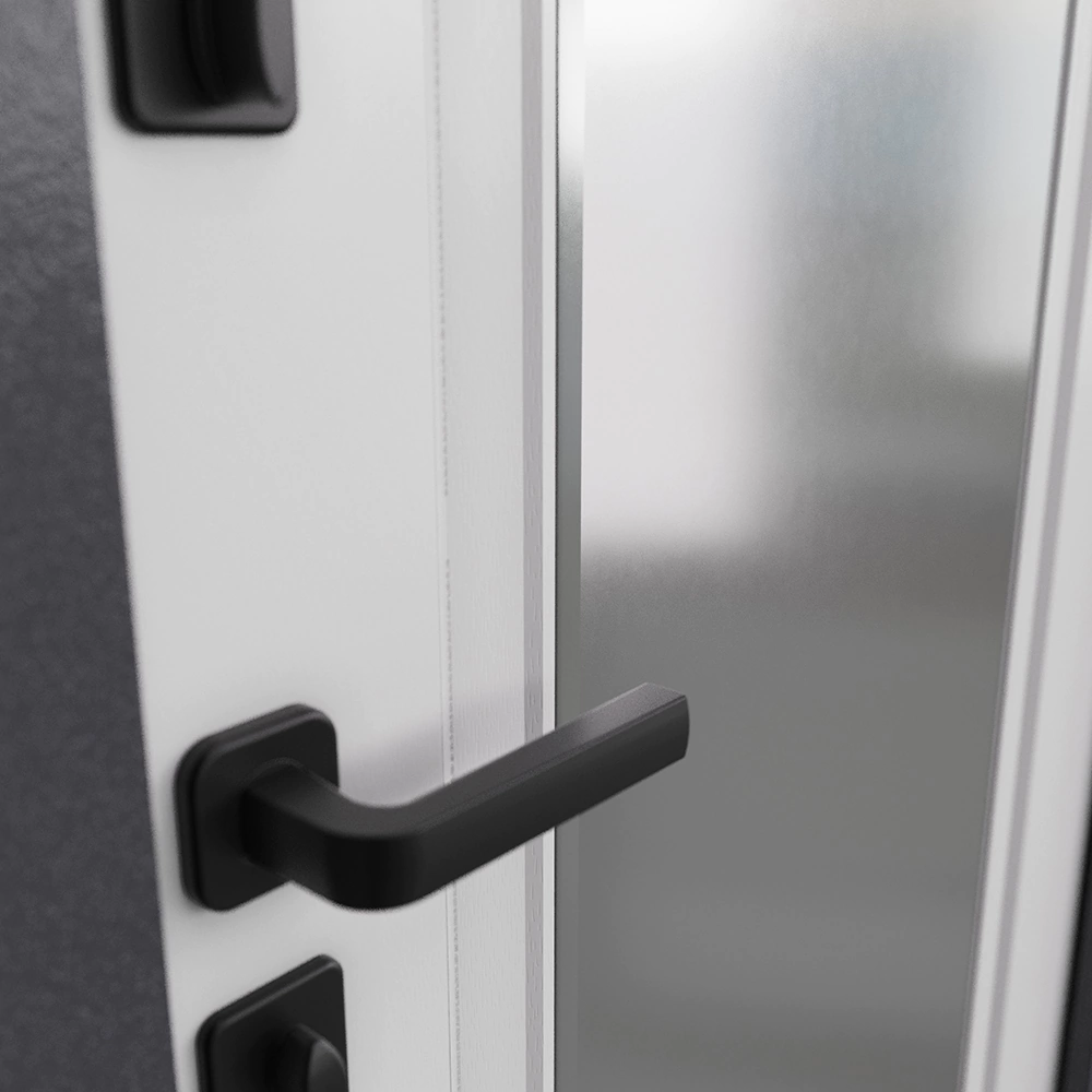 Дверь входная металлическая Пилат Скай Оскуро/КТ белый 2050х950х95 мм левая