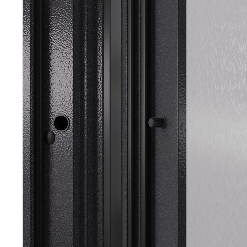 Дверь входная металлическая Пилат Скай Оскуро/КТ белый 2050х950х95 мм левая