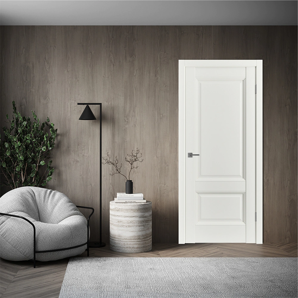 Дверь межкомнатная глухая 2000х900 мм EST-2 эмалекс слоновая кость