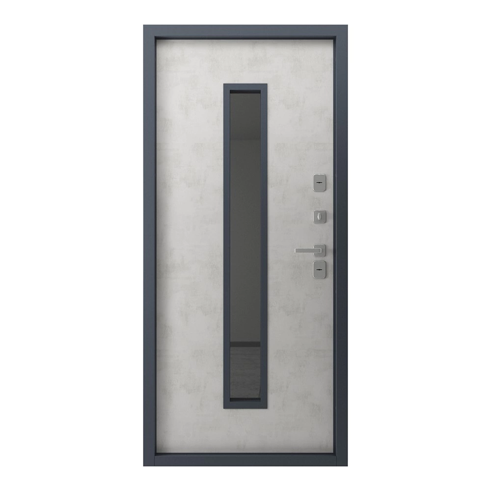 Дверь входная металлическая с терморазрывом Термакс Люми-100 2050х960х102 мм правая