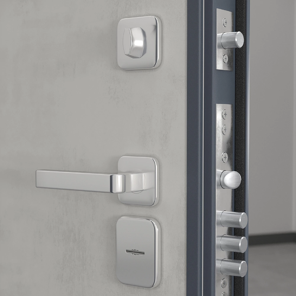 Дверь входная металлическая с терморазрывом Термакс Люми-100 2050х960х102 мм правая