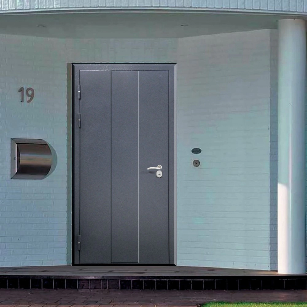 Дверь входная металлическая с терморазрывом Тесей-100 металл/металл 2050х880х110 мм левая