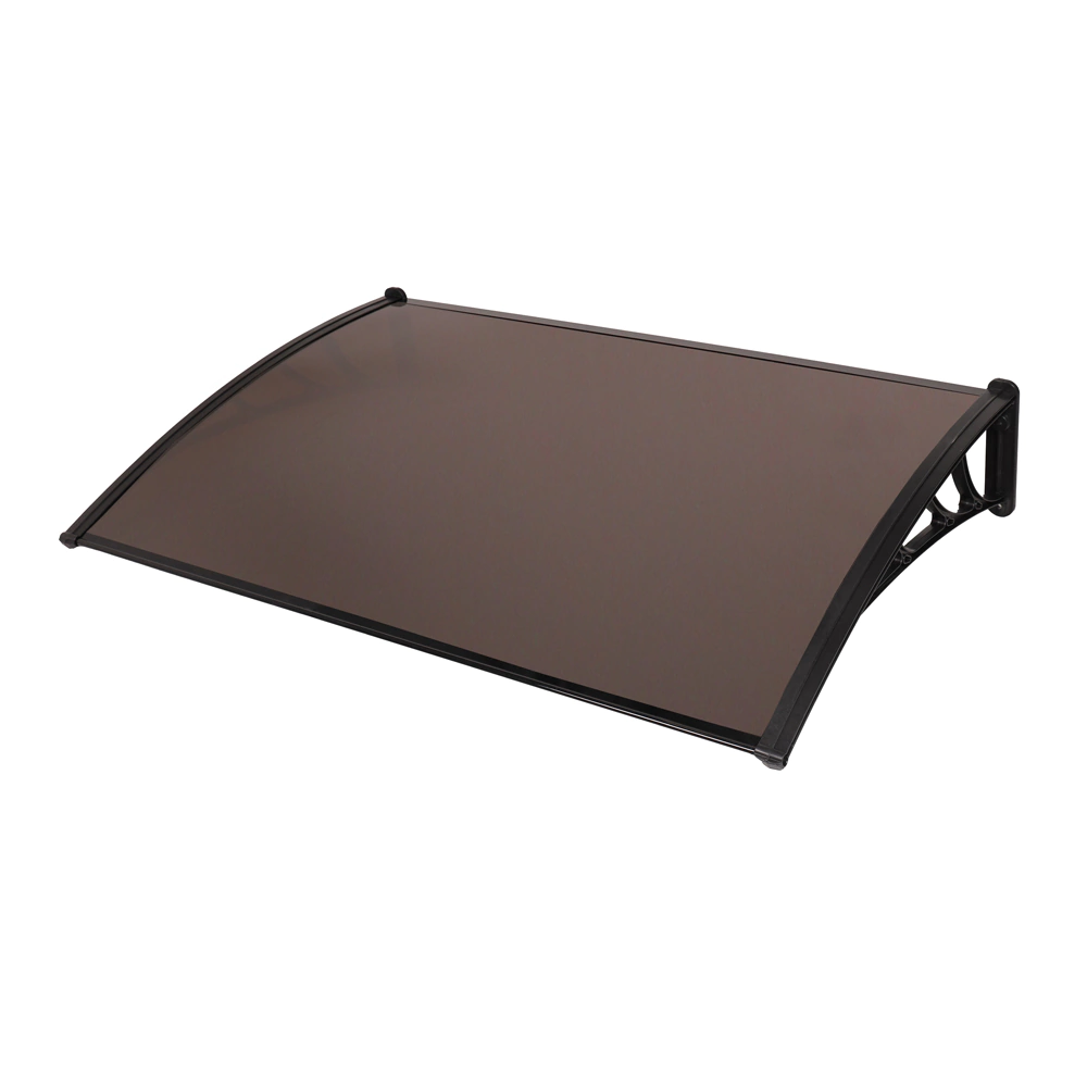 Козырек СП 95х120 см сотовый поликарбонат темно-коричневый