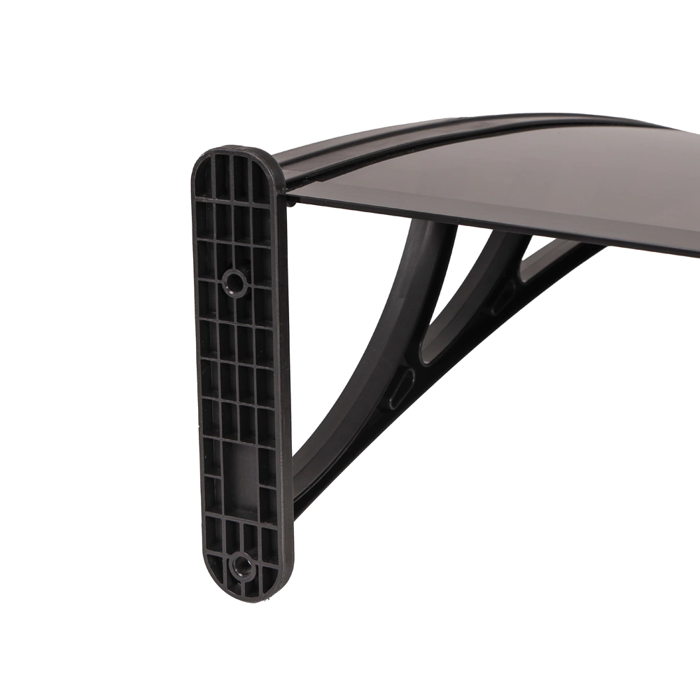 Козырек СП 95х120 см сотовый поликарбонат темно-коричневый