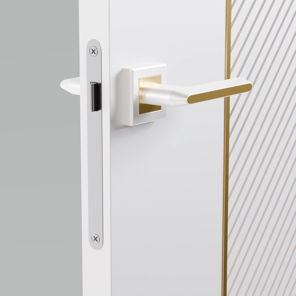 Дверь межкомнатная глухая 2000х800 мм Вива ПВХ Белоснежная шагрень