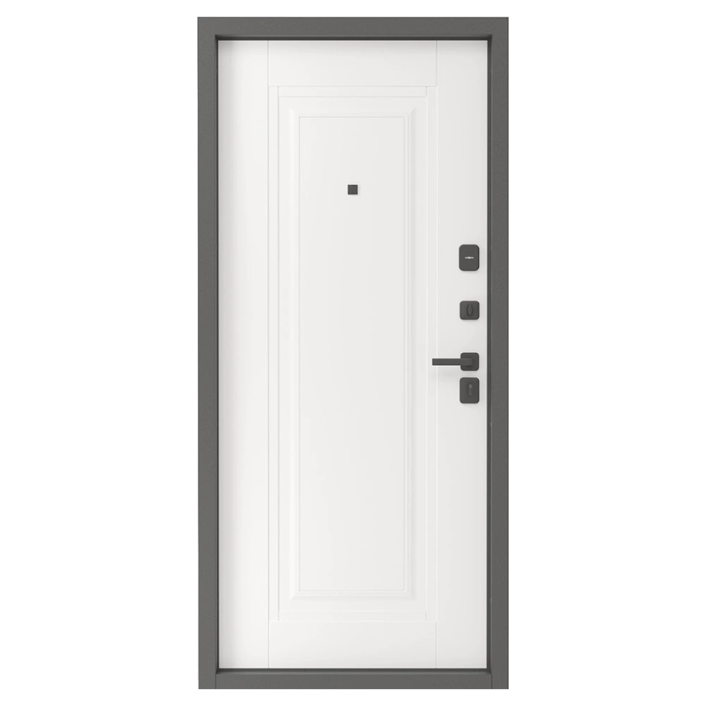 Дверь входная металлическая Акустик Про-454 Ясень Грей софт/Белый 2050х960х116 мм правая