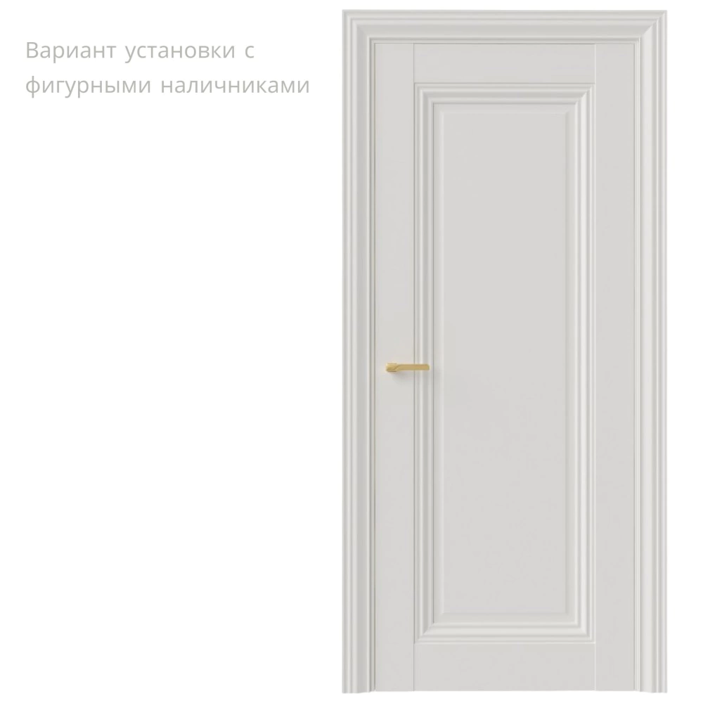 Дверь межкомнатная глухая 2000х800мм Винтаж VN3 ПЭТ Белый