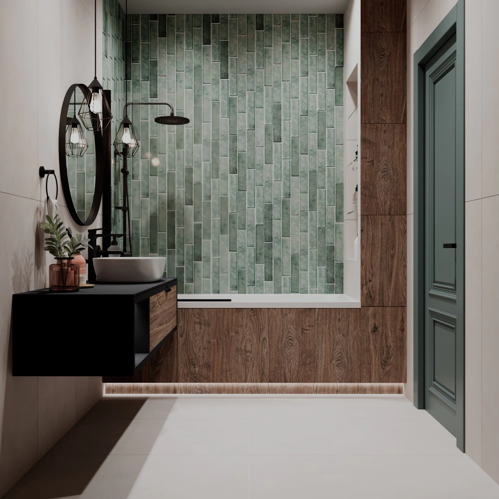 Дверь межкомнатная глухая 2000х600мм Винтаж VN1 ПЭТ Пихта