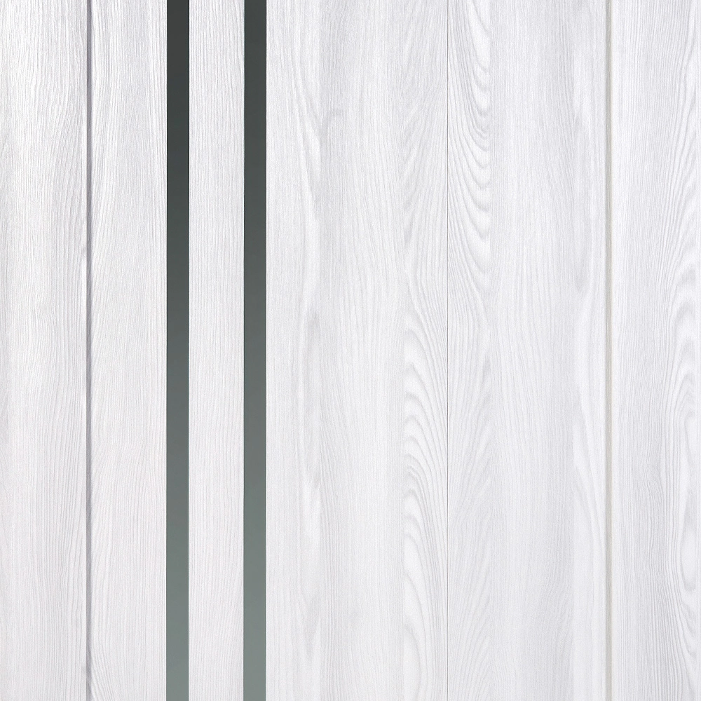 Дверь межкомнатная остекленная ПВХ 2000х800 мм PSK-10 ривьера айс/зеркало