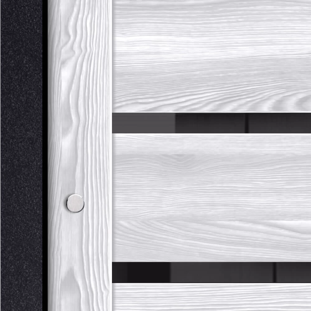 Дверь входная металлическая Тепла-2 Букле черный/Ривьера Айс 2050х860х90 мм левая