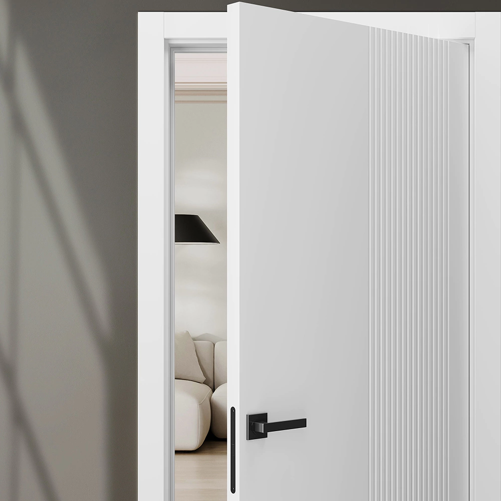 Дверь межкомнатная 2000х700 мм глухая эмаль белая Онда