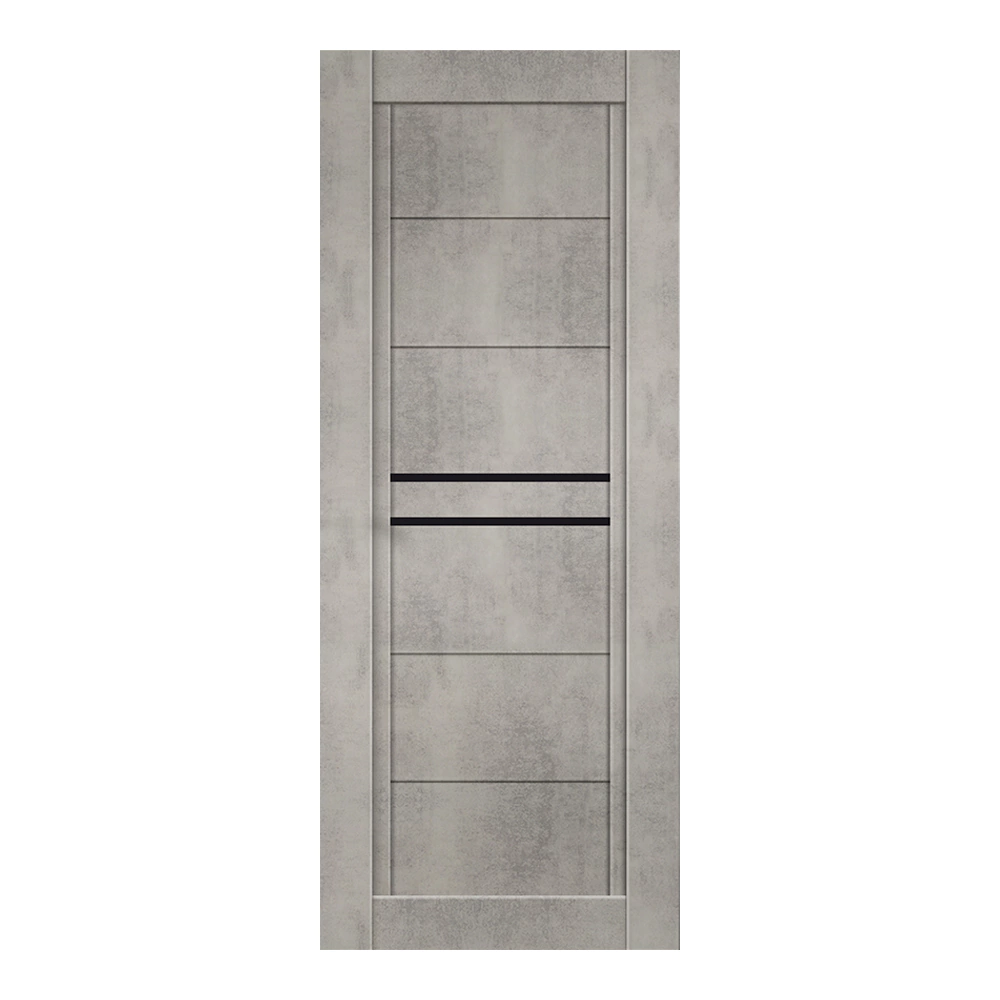 Дверь межкомнатная остекленная ПВХ 2000х800 мм Некст-2 Муар светло-серый