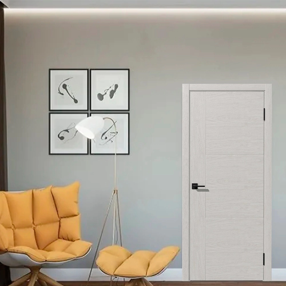 Дверь межкомнатная 2000х800 мм глухая Атлант ПВХ Ясень снежный