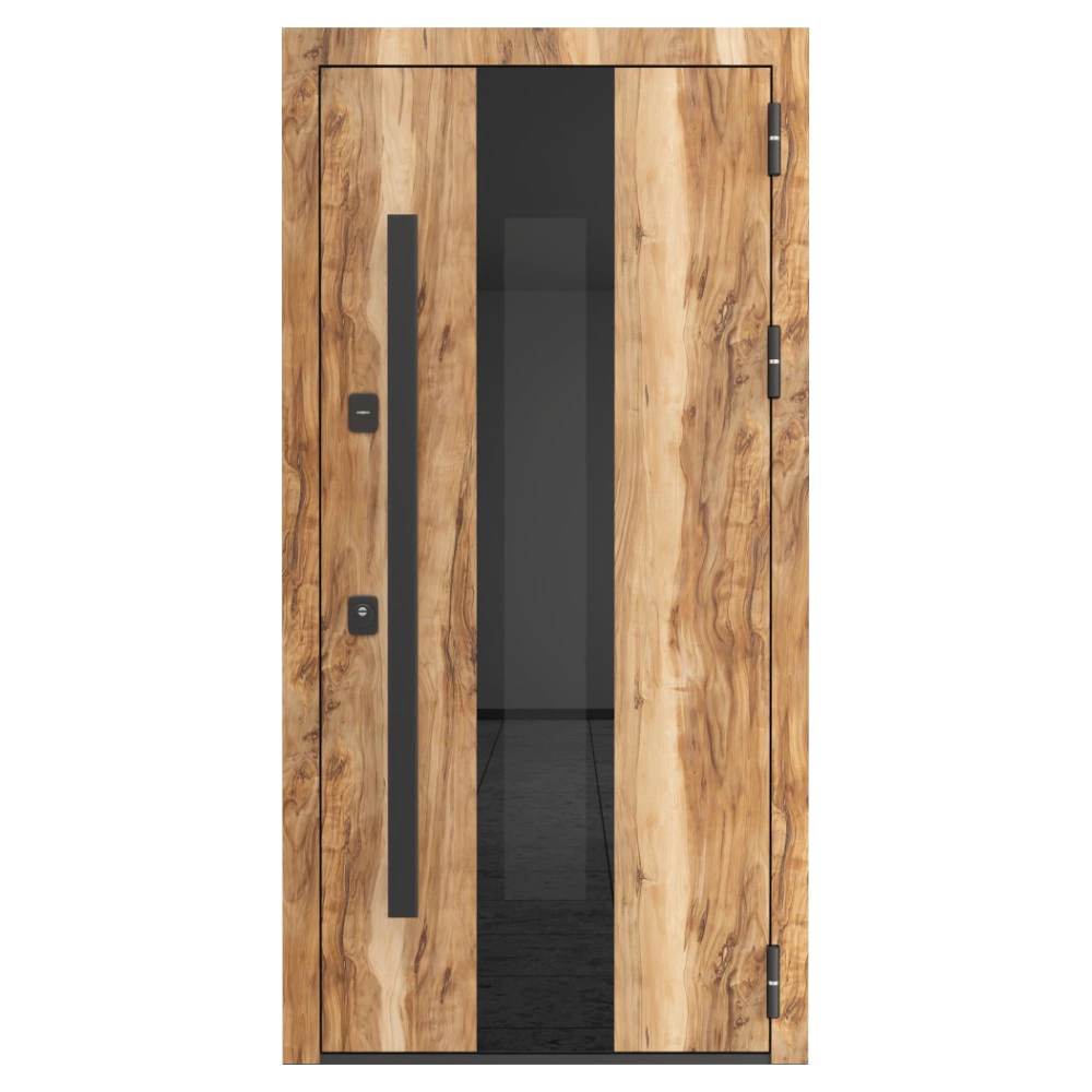 Дверь входная металлическая с терморазрывом 2050х960х110 мм правая Термакс Люми ПРО МАКС