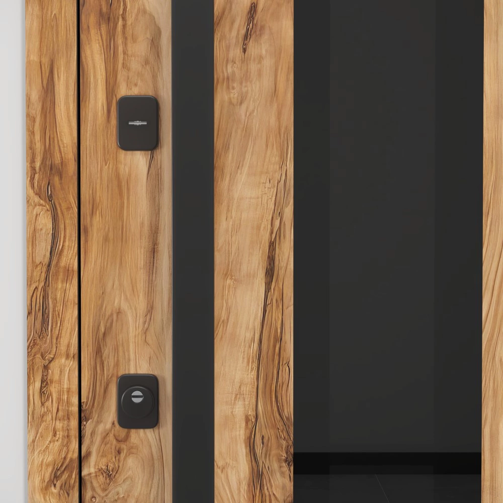 Дверь входная металлическая с терморазрывом 2050х960х110 мм правая Термакс Люми ПРО МАКС