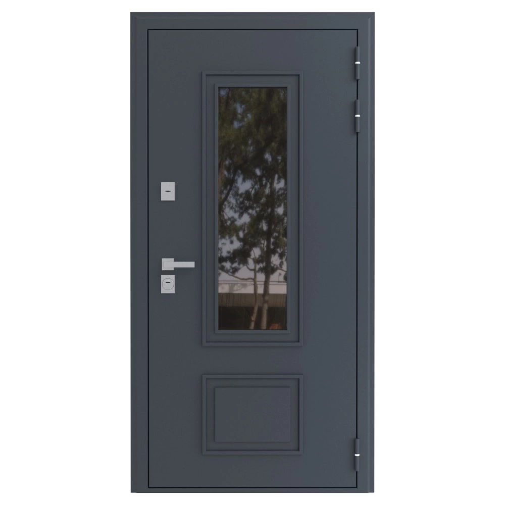 Дверь входная металлическая с терморазрывом 2050х960х102 мм правая Термакс Люми Классик