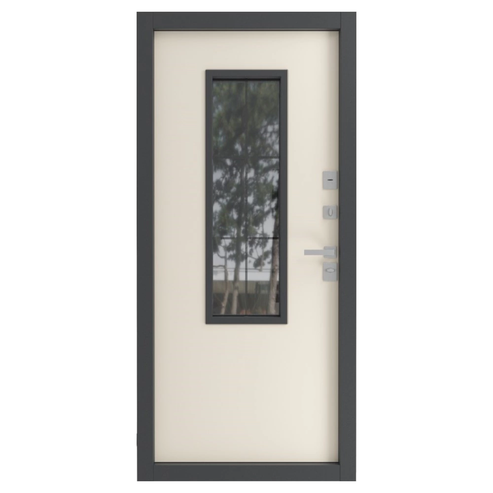 Дверь входная металлическая с терморазрывом 2050х960х102 мм правая Термакс Люми Классик