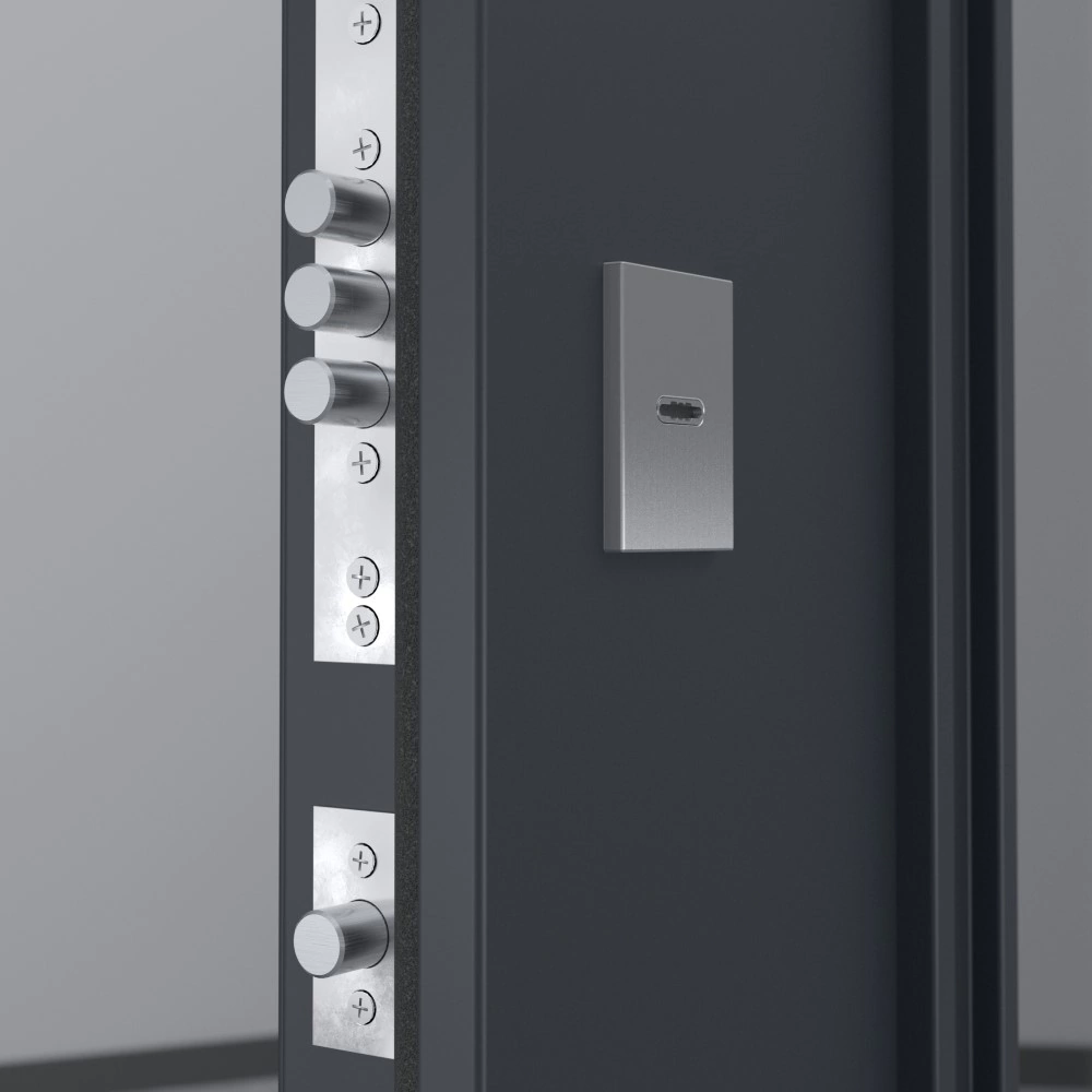 Дверь входная металлическая с терморазрывом 2050х960х102 мм правая Термакс Люми Классик