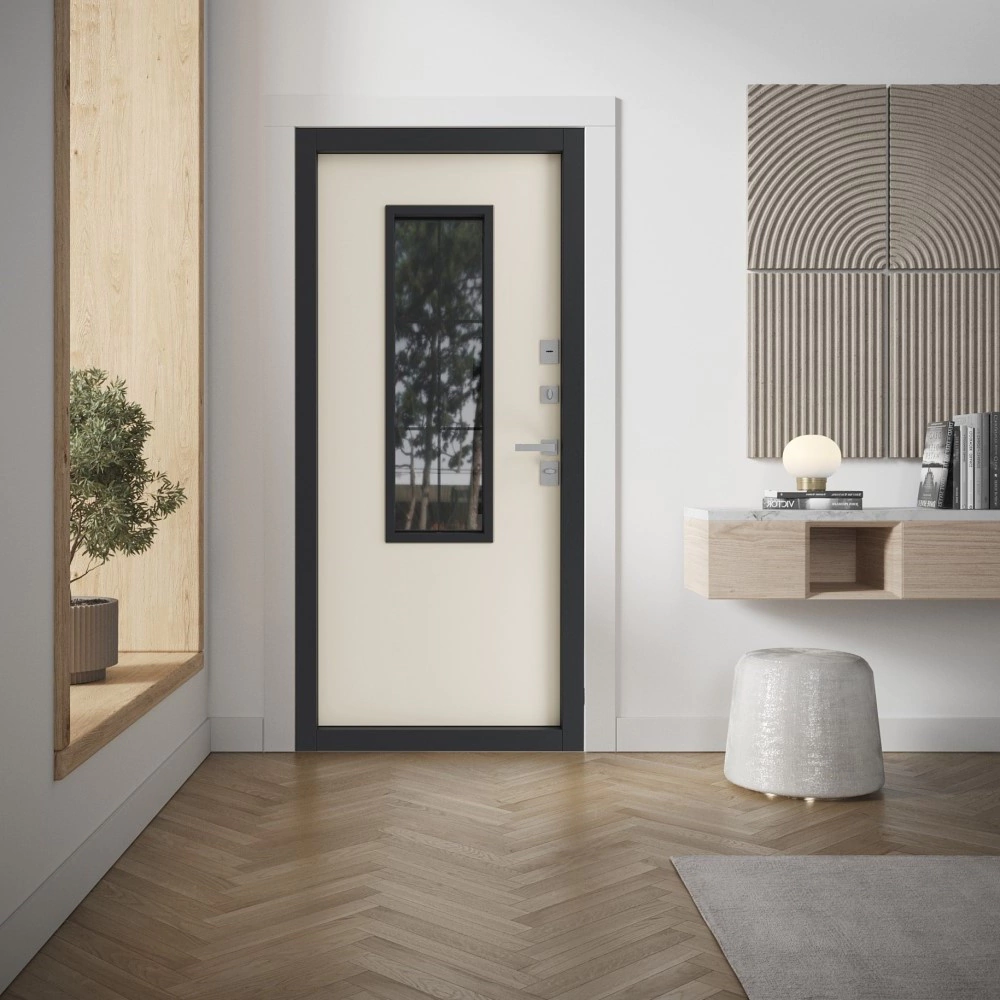 Дверь входная металлическая с терморазрывом 2050х960х102 мм правая Термакс Люми Классик