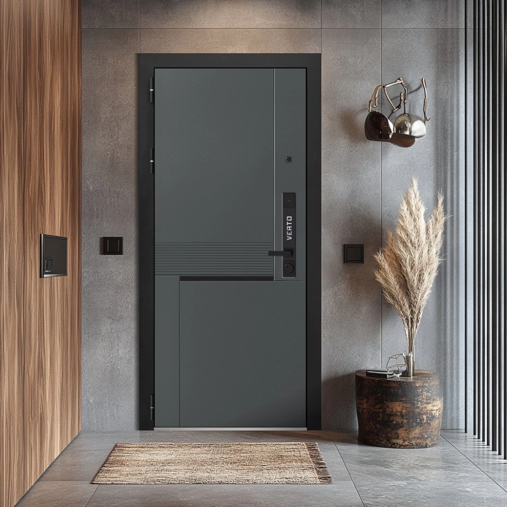 Дверь входная металлическая 2050х960х100 мм левая Верто-7