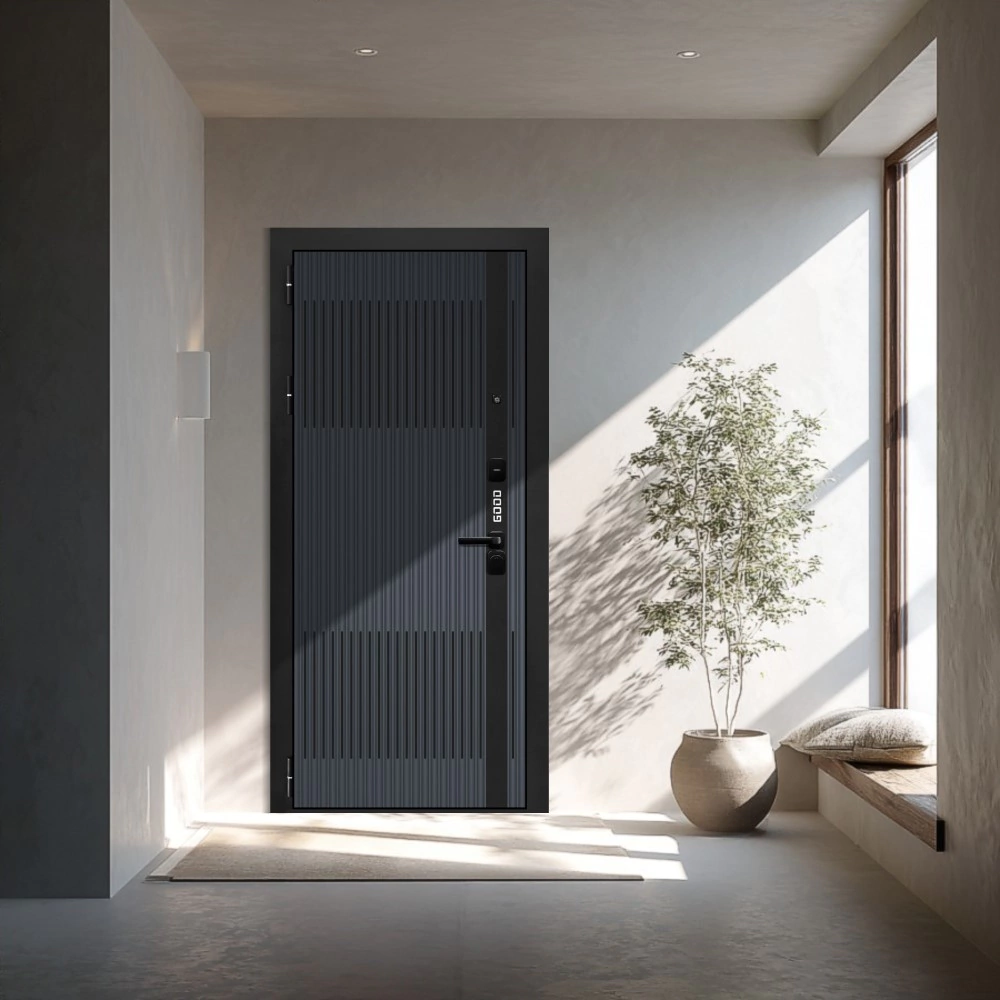 Дверь входная металлическая 2050х960х90 мм левая Гуд-2