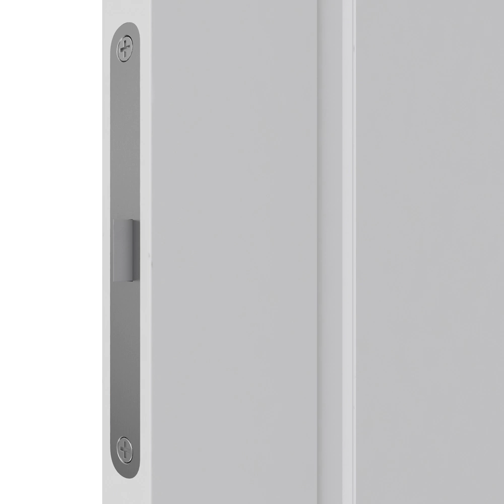 Дверь межкомнатная 2300х800 мм глухая Аура эмаль белая