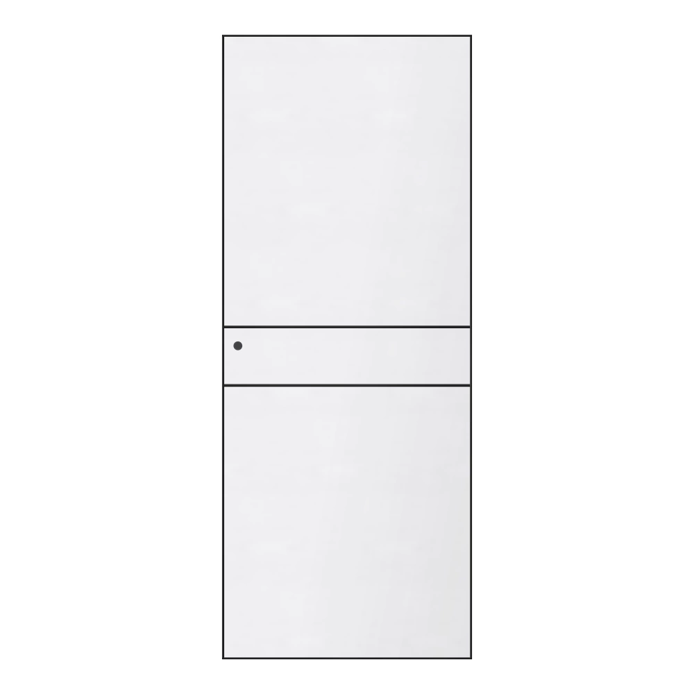 Дверь межкомнатная глухая 2000х700 мм LINE 2 Вайт белая
