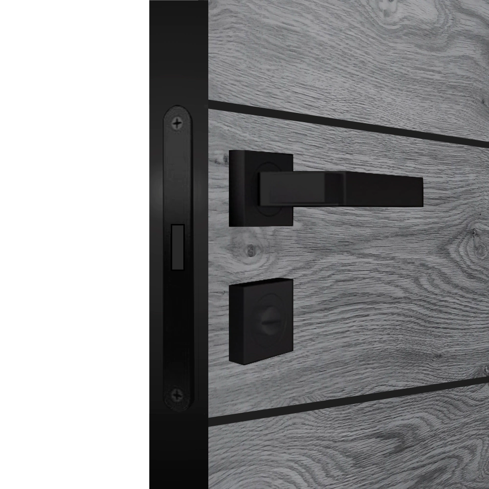 Дверь межкомнатная глухая 2000х600 мм LINE 2 Ольха серая