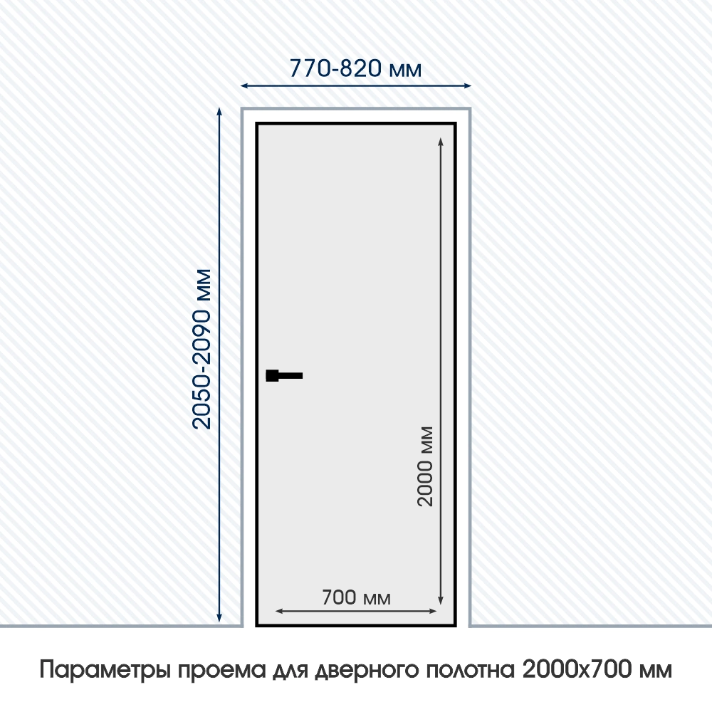 Дверь межкомнатная глухая 2000х700 мм Нокс Мэджик Графит ПВХ