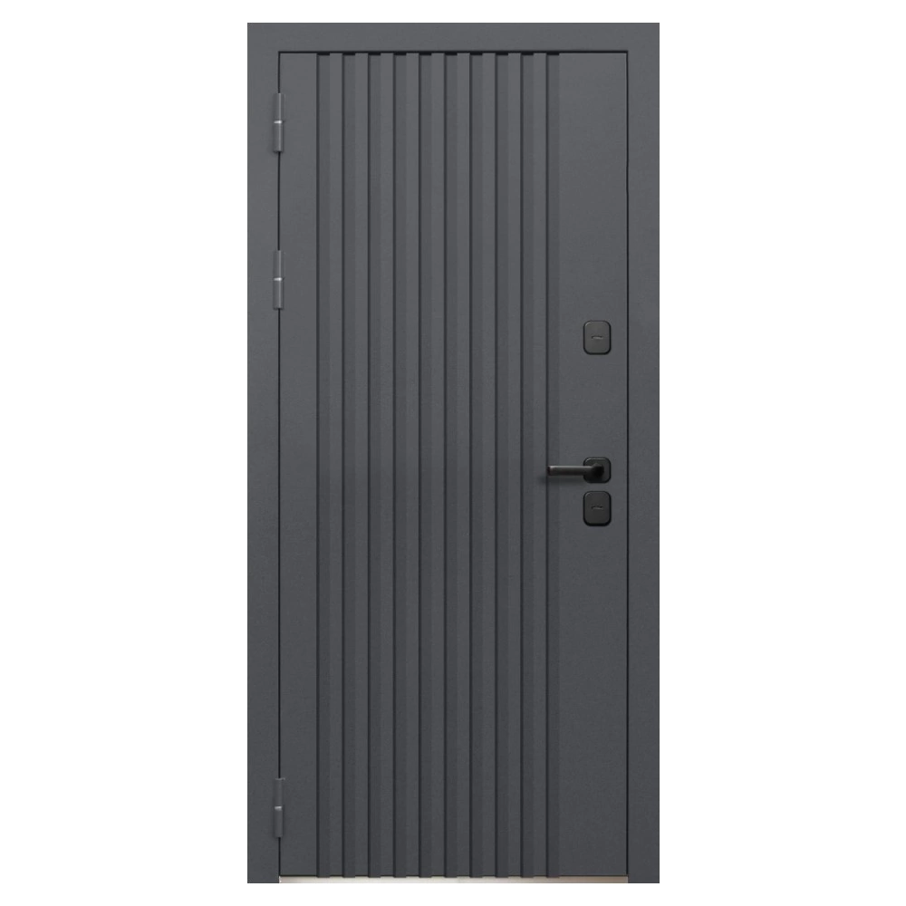 Дверь входная металлическая 2050х960х110 мм левая Луксор Термо Рейка