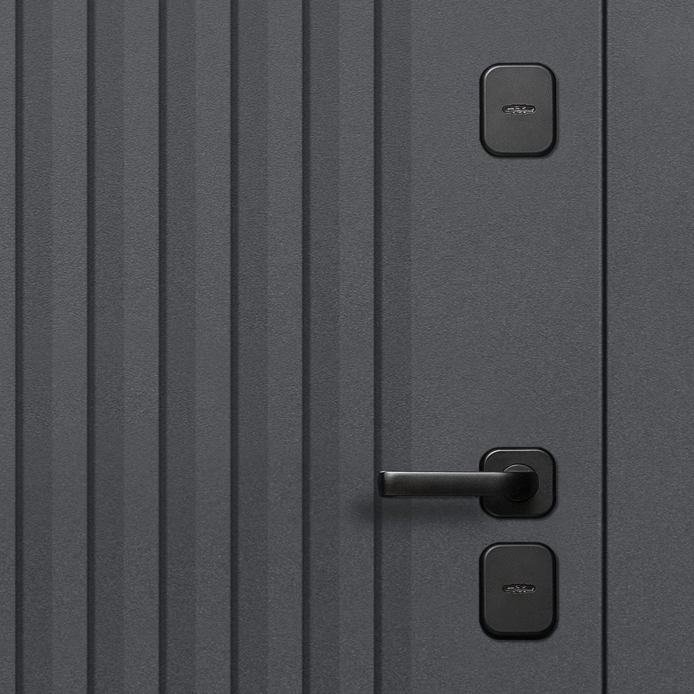 Дверь входная металлическая 2050х960х110 мм левая Луксор Термо Рейка