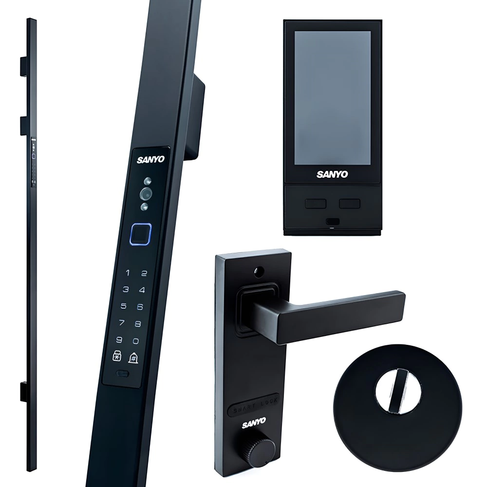 Дверь входная металлическая с электронным замком 2050х960х115 мм правая Луксор Диагональ Смарт