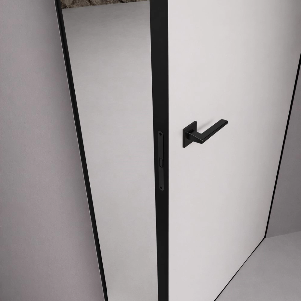 Дверь межкомнатная глухая под покраску с алюминиевой кромкой 2000х600 мм Инвизибл