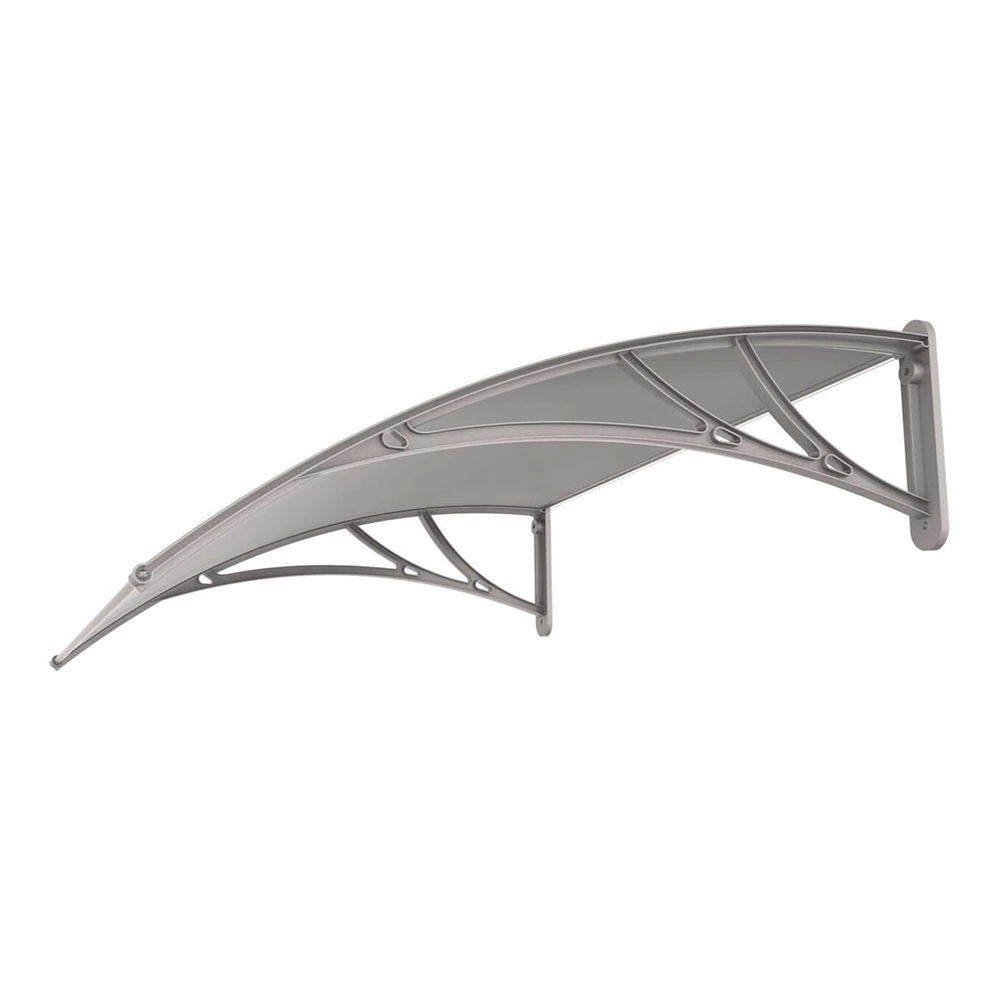 Козырек 1200 мм литой поликарбонат, белый Кварц