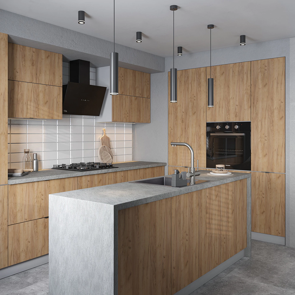 Фасад для выдвижного ящика 176х396 мм Дуб крафт золотой