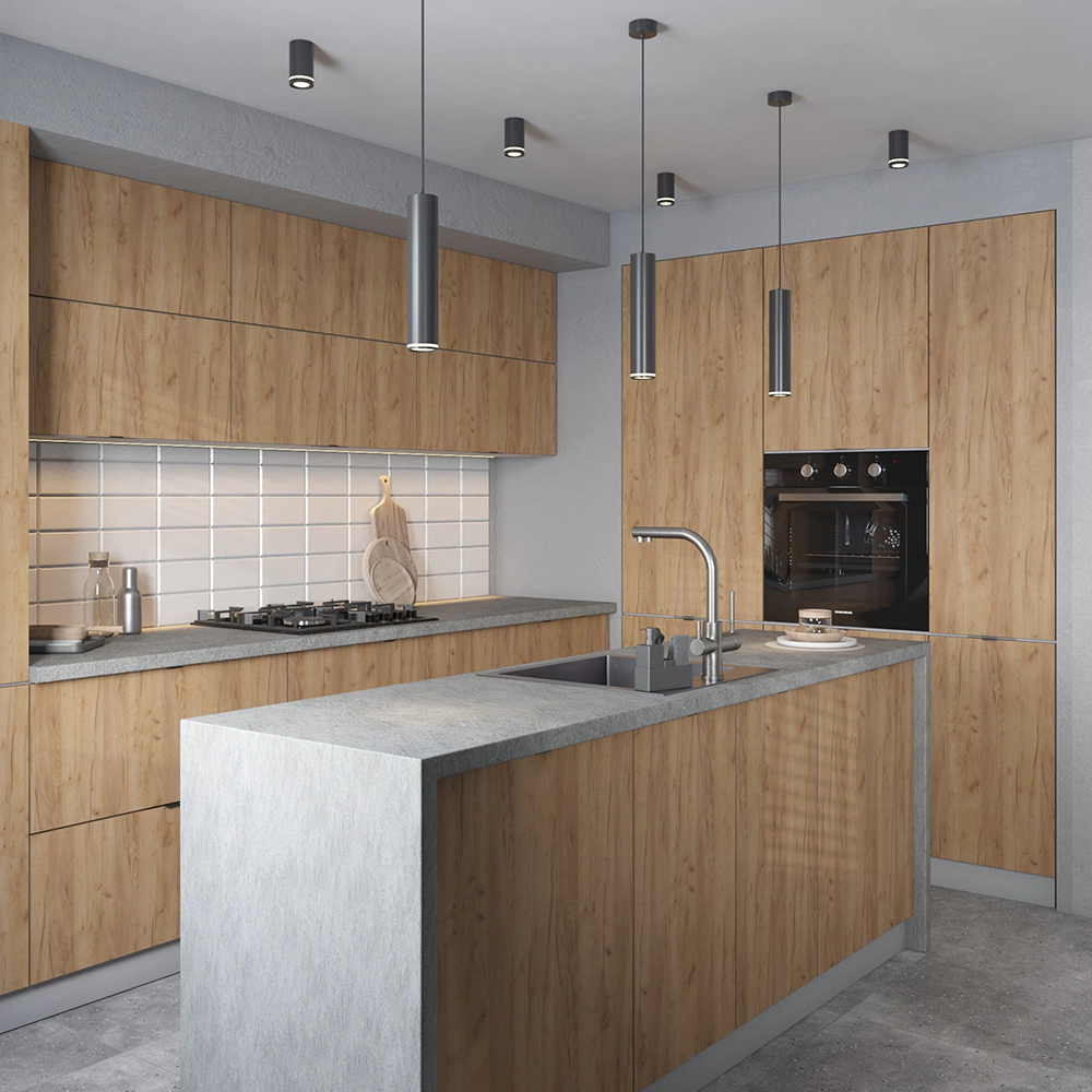 Фасад 716х296 мм Дуб крафт золотой