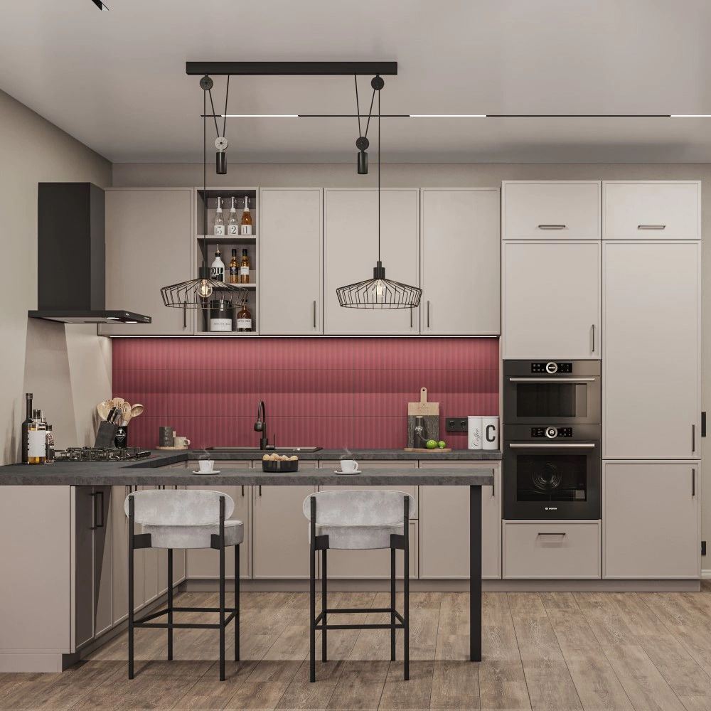 Комплект планок для углового шкафа 720 Квадро фон Фраппучино