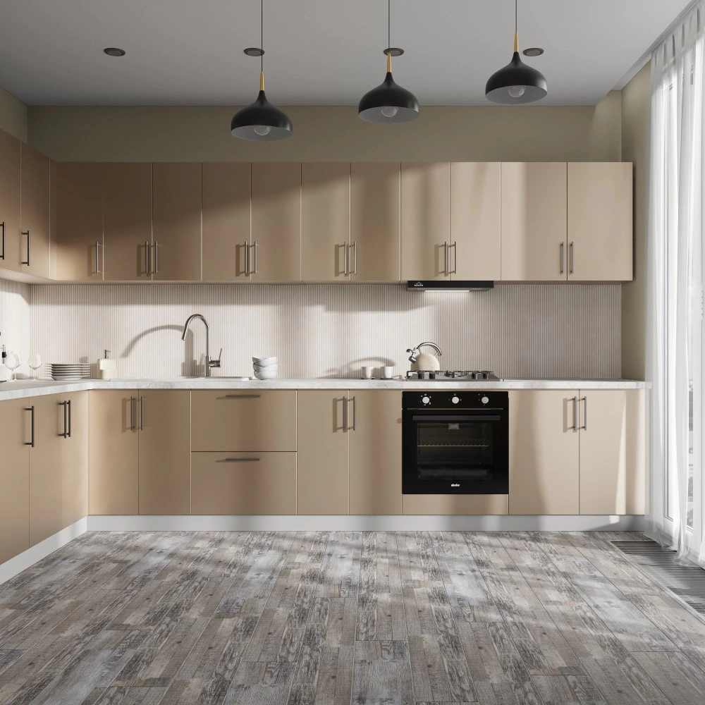 Фасад 356х596 мм Моно спектрум матовый розовый