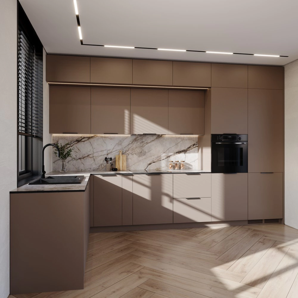 Фасад для выдвижного ящика 356х396 мм Моно Гавана Кофе