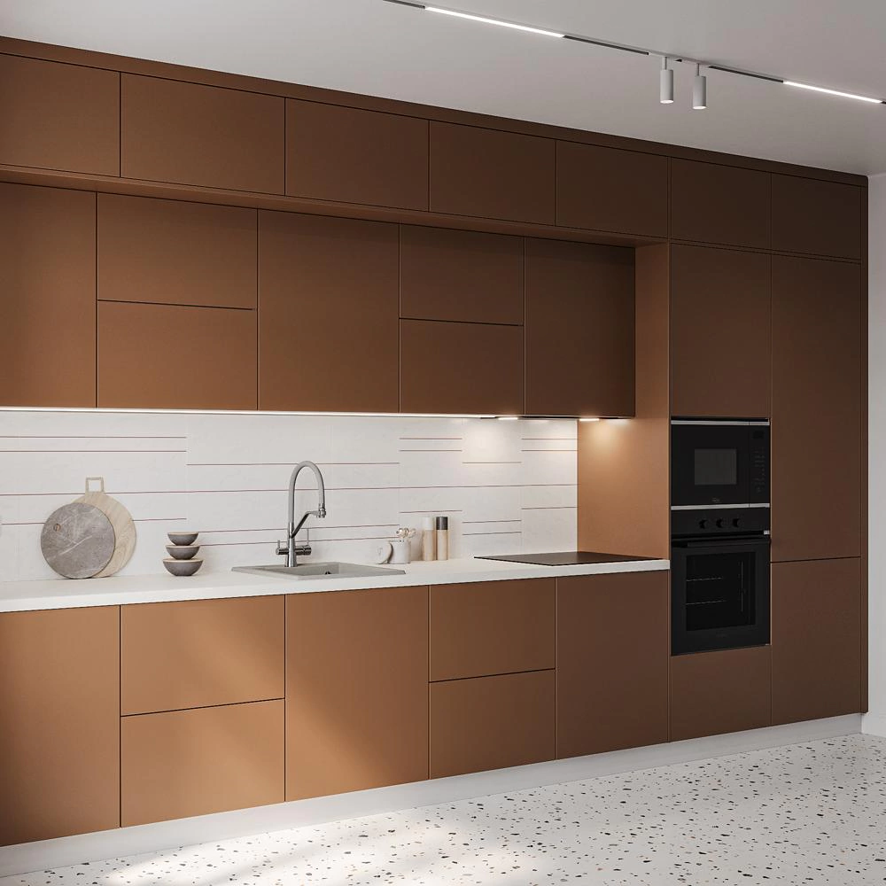 Фасад 916х396 мм Моно Табак