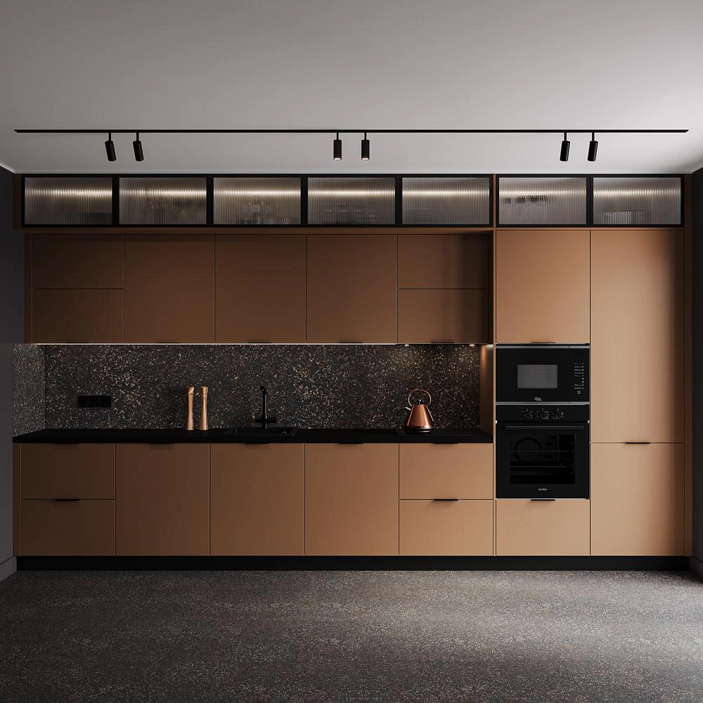 Фасад 916х446 мм Моно Табак