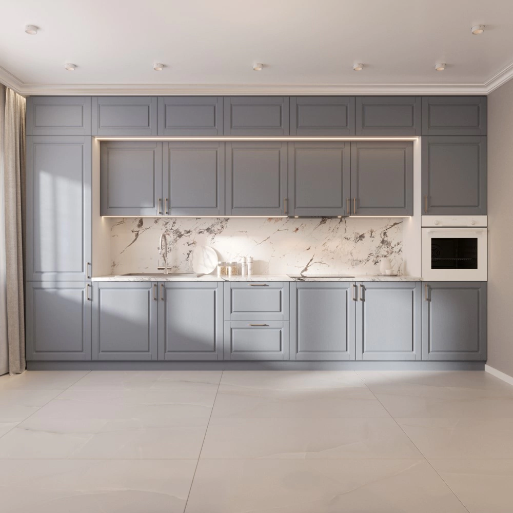 Комплект планок для верхнего углового шкафа 920 Классика Серо-Голубая