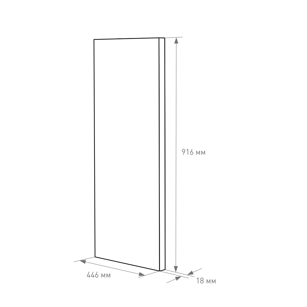 Фасад 916х446 мм Дуб Аскона
